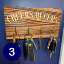 Cheers Queers Key Hooks
