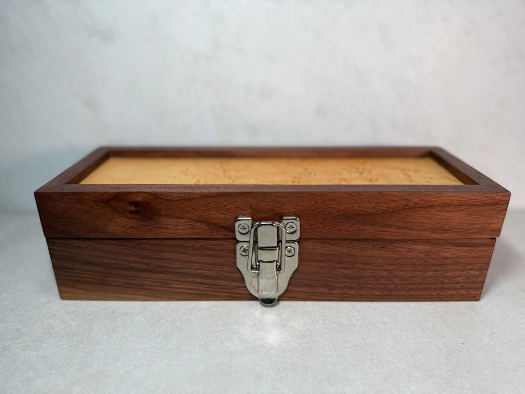 Walnut, Birdseye Maple and Orange Interior