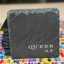 Queer AF Single (Slate)