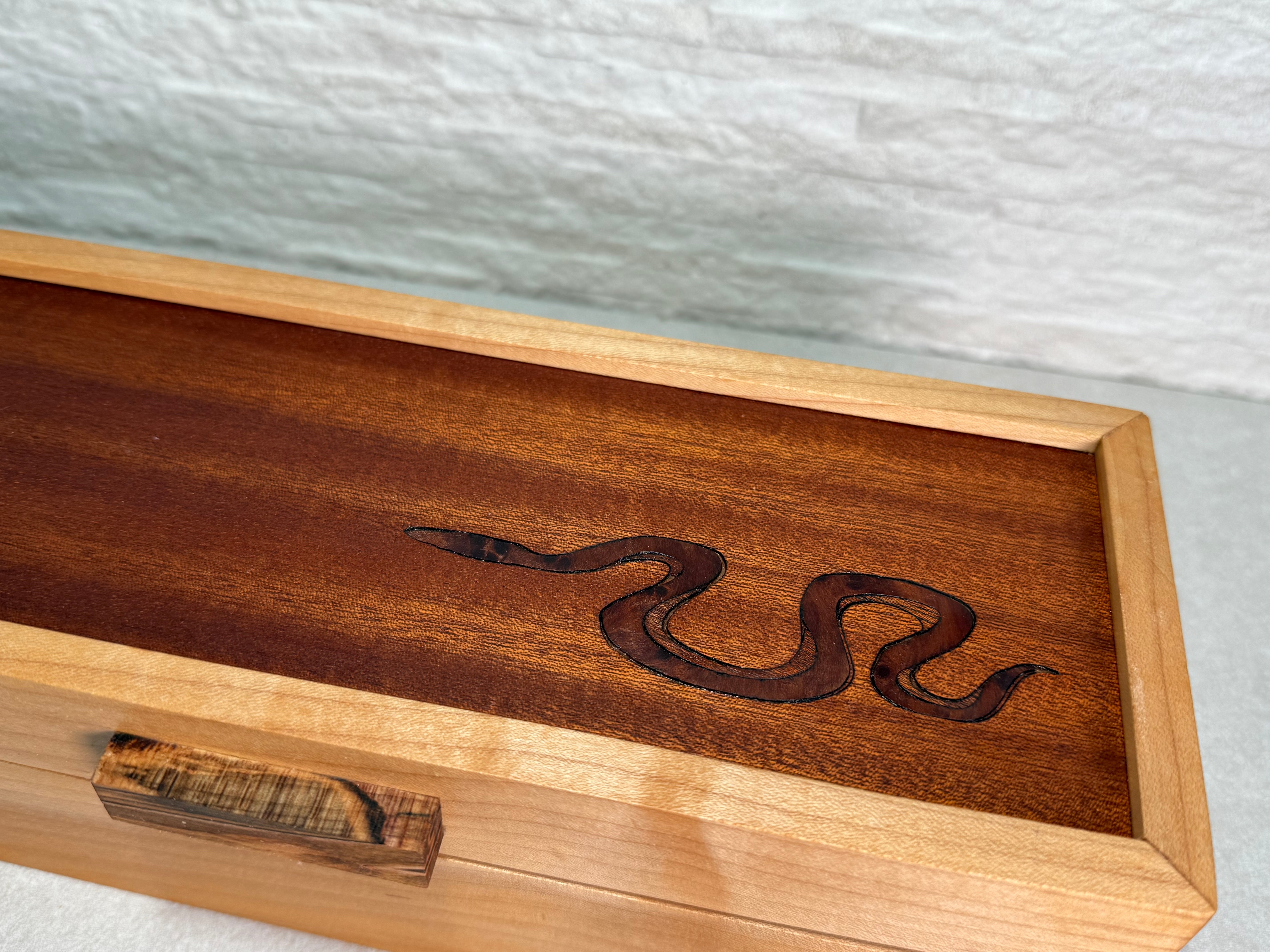 Cherry and Mahogany Snake HRT Box
