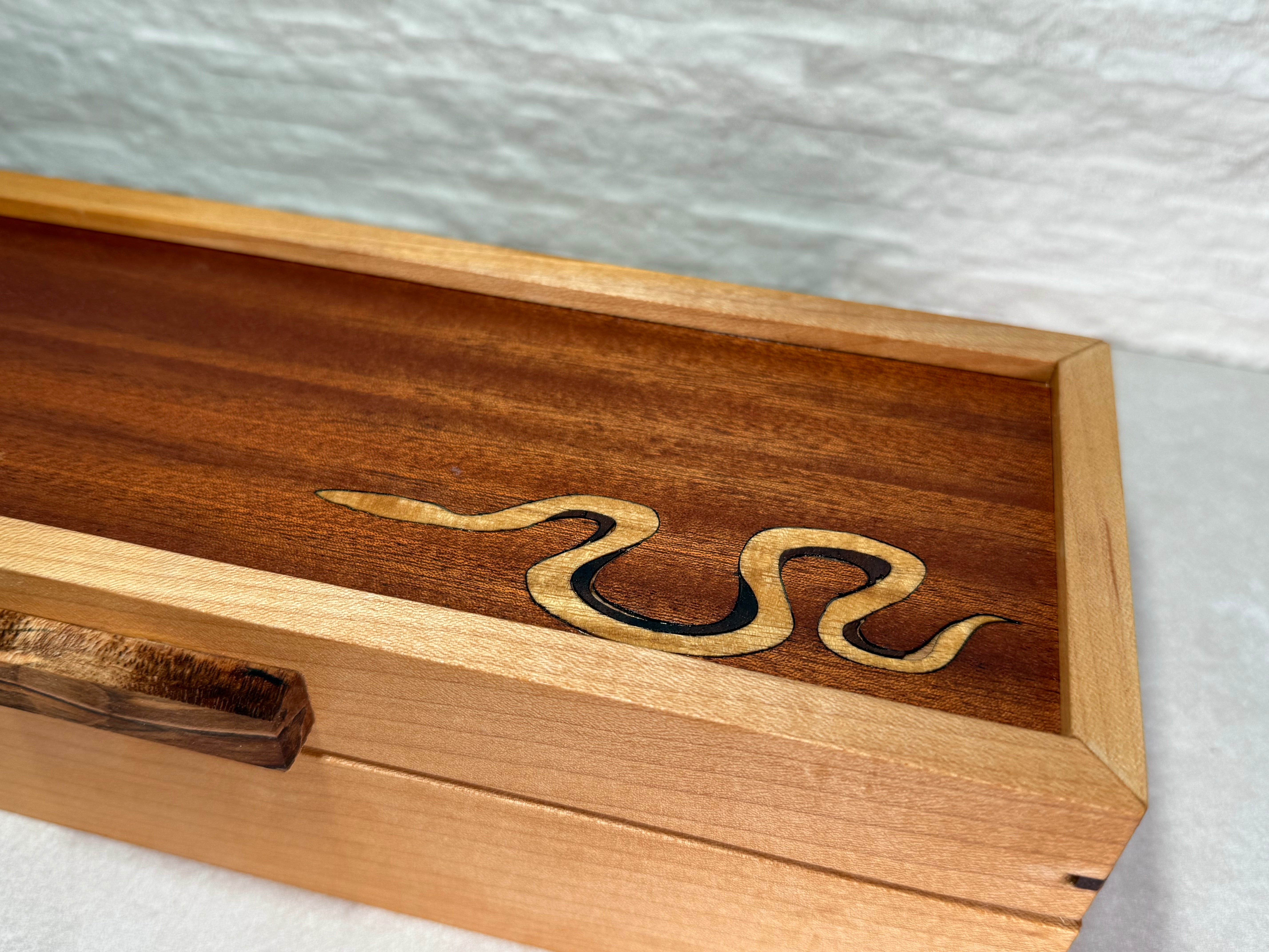 Cherry and Mahogany Snake HRT Box