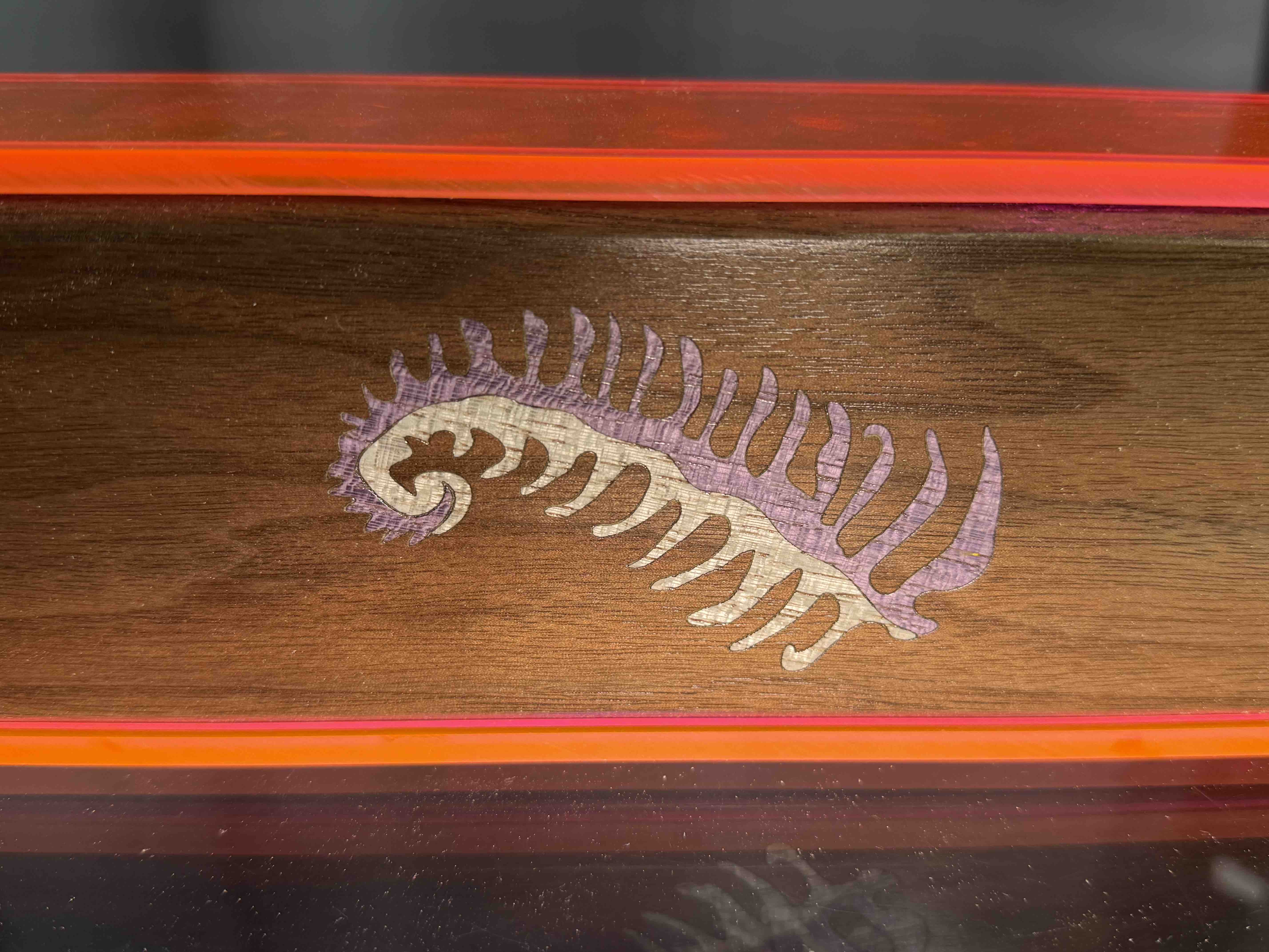 Acrylic, Wood, and Fern HRT Box